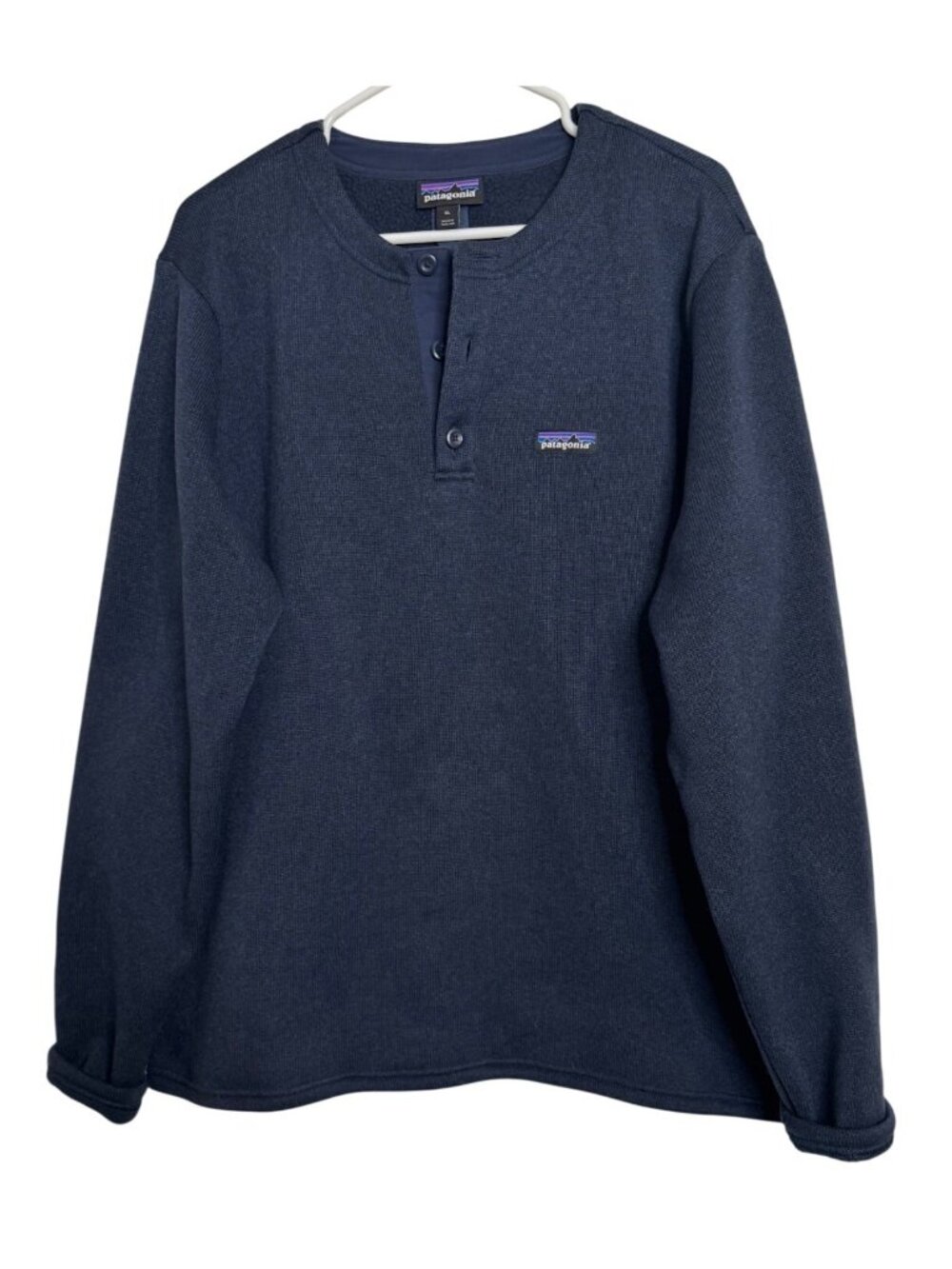 Patagonia Better Sweater Size XL Henley Fleece Knit Long Sleeve